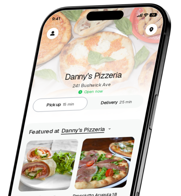 Danny's Pizzeria app preview