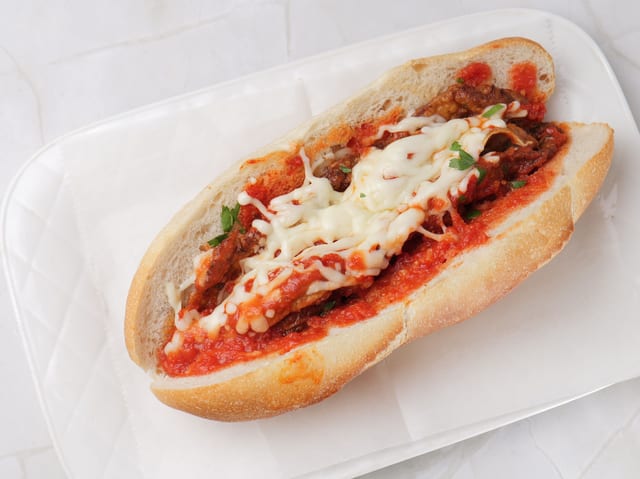 Eggplant Parm Hero.