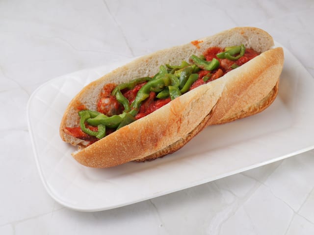 Sausage & Peppers Hero.