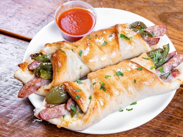 Sausage & Pepper Roll.