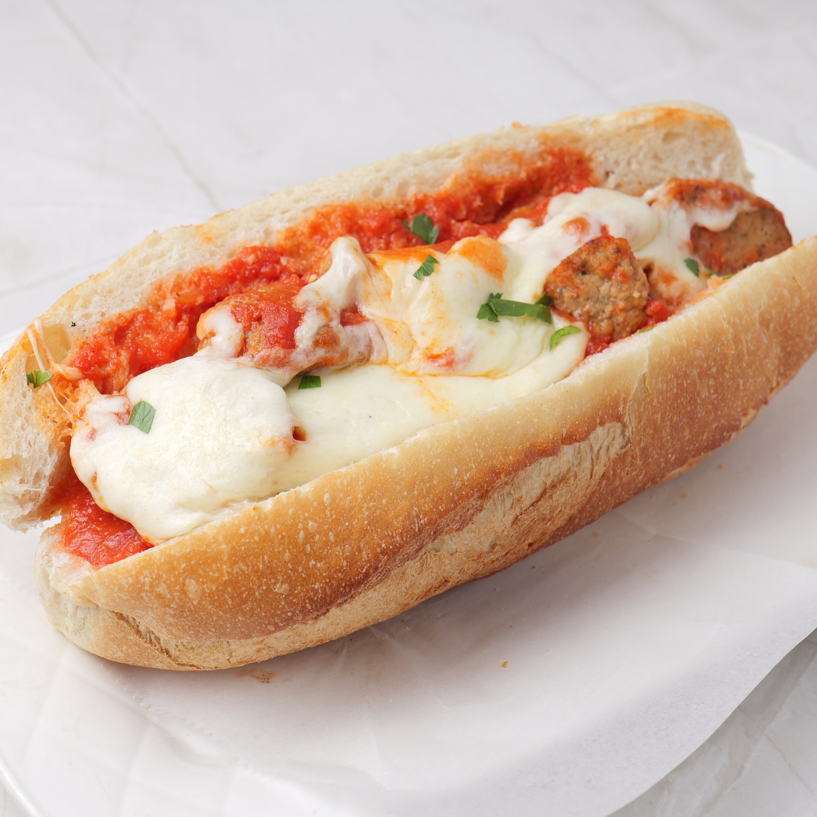 Meatball Parm Hero.