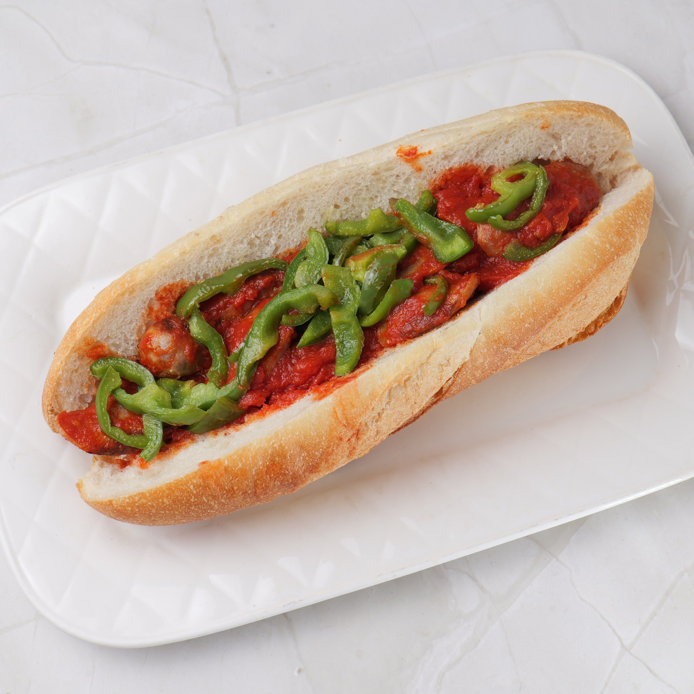 Sausage & Peppers Hero.
